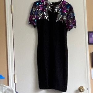 Sequin Silk dress